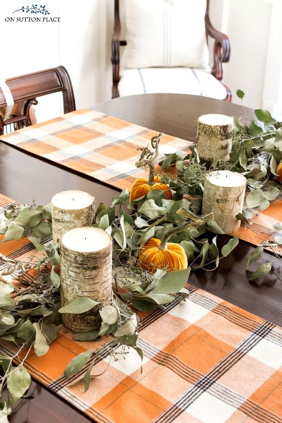 DIY Thanksgiving Seeded Eucalyptus Garland Via Onsuttonplace