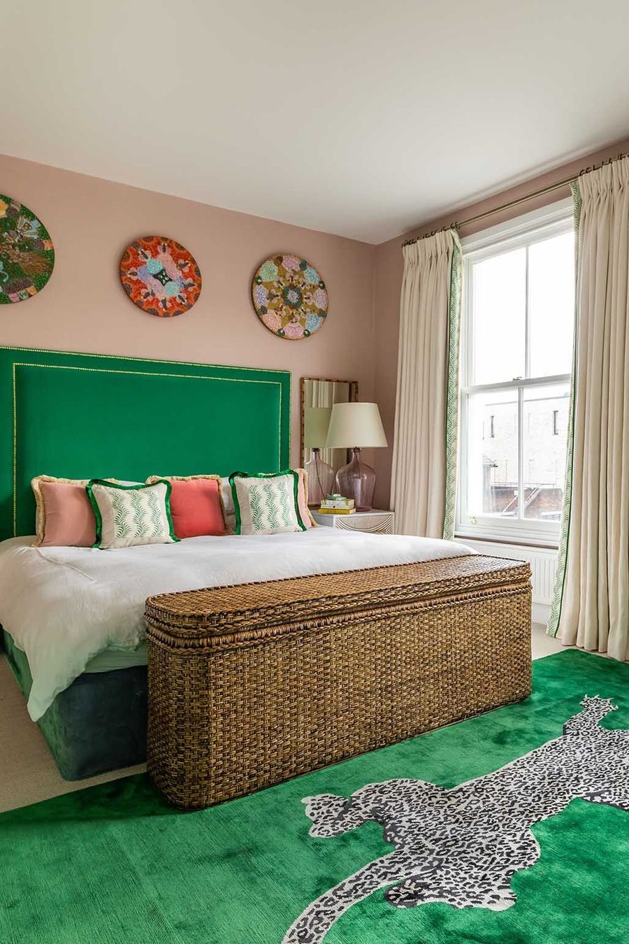 Tropical Bedroom via Barlow & Barlow