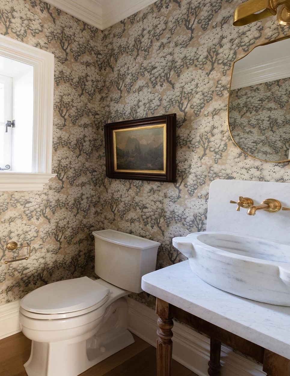 Country home bathroom design Rural wallpaper housesevendesign