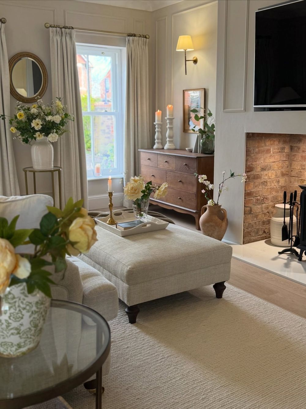 Living room storage ideas storage ottoman the_hollies_1